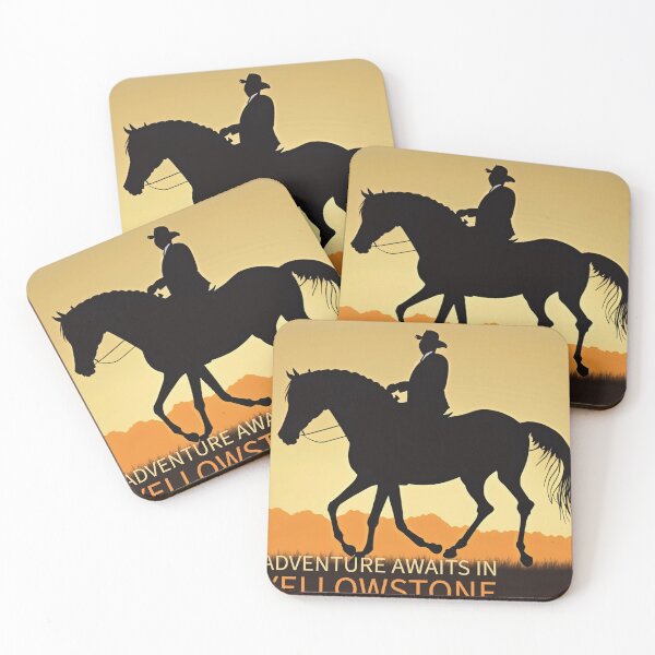 Item preview, Yellowstone National Park Vintage Art designed and sold by AWalkPhoto.