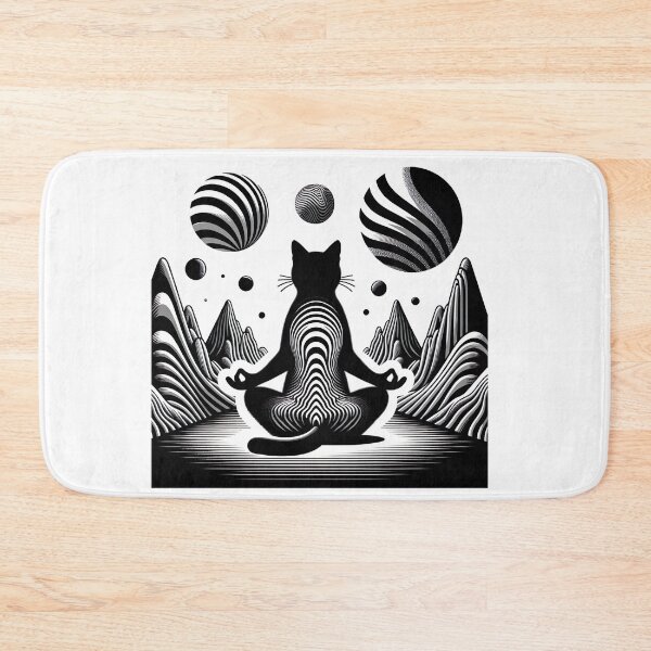 Item preview, Contemplative Cat designed and sold by Yogimeister.