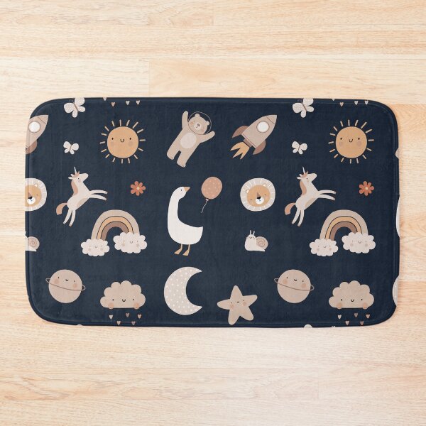 Item preview, Cute Things Collection - Cute Animals, Similing Moon and Sun designed and sold by patternjp.