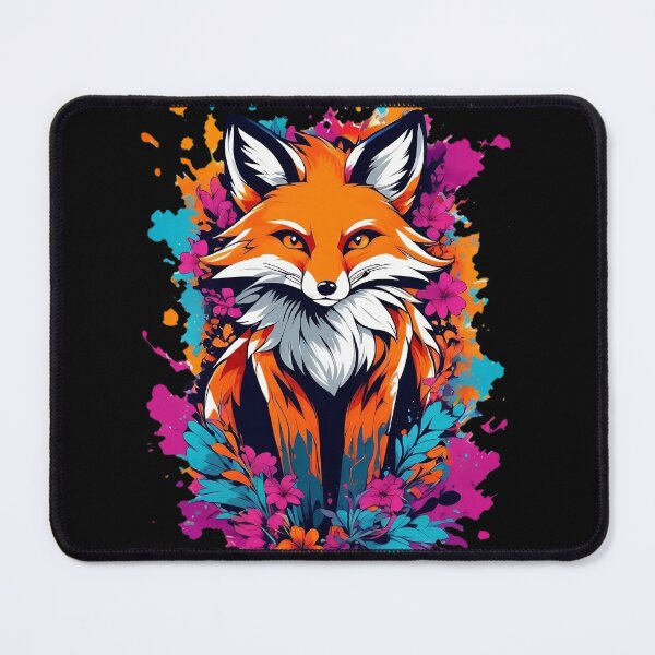 Item preview, Floral fox designed and sold by Trendy-Artistry.