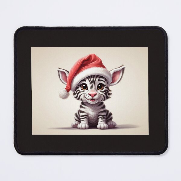 Item preview, Adorable Zebra Christmas animal art work. designed and sold by cannon777.