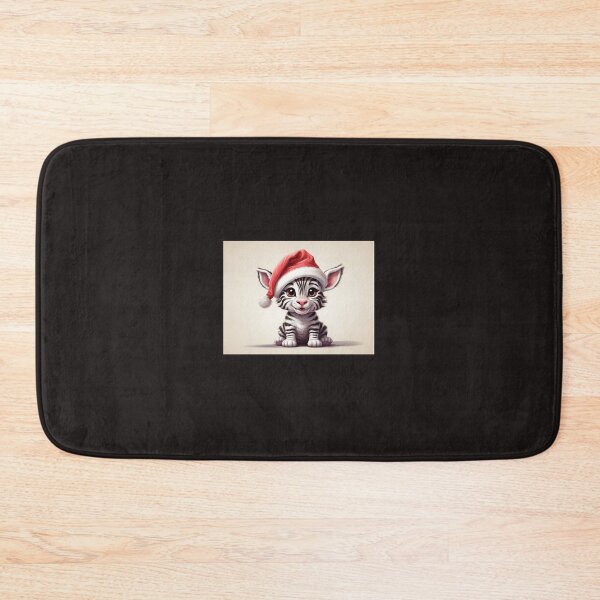 Item preview, Adorable Zebra Christmas animal art work. designed and sold by cannon777.