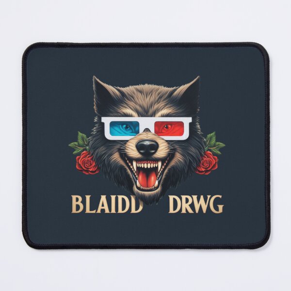 Item preview, Blaidd Drwg Wolf with 3D Glasses designed and sold by greggfriedrice.