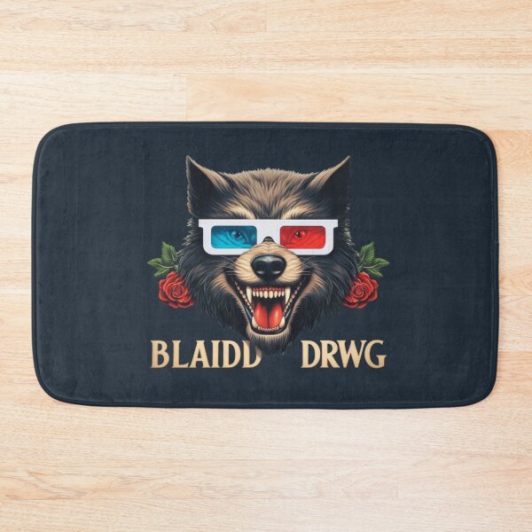 Item preview, Blaidd Drwg Wolf with 3D Glasses designed and sold by greggfriedrice.