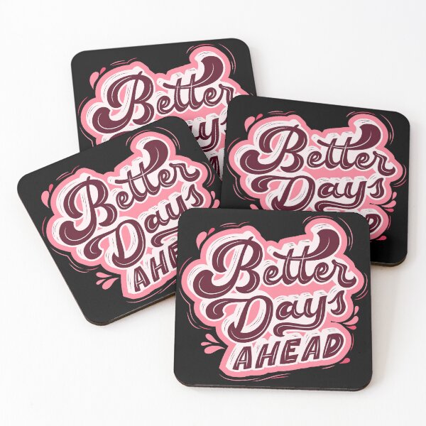 Item preview, Uplifting 'Better Days Ahead' - Inspiring Sticker Design designed and sold by SlickCity.