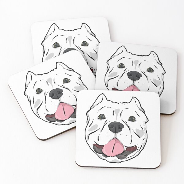 Item preview, White American Bully designed and sold by FabricatedFox.