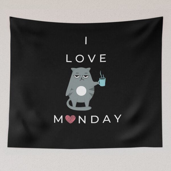 Item preview, I Love Monday designed and sold by Playful-Monster.