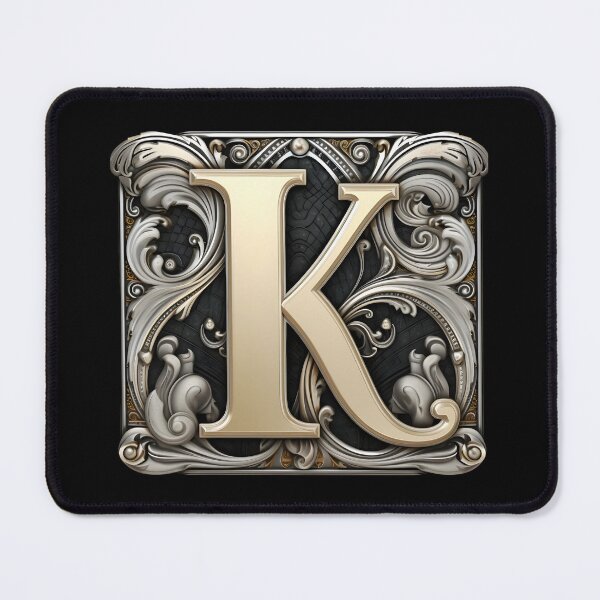Item preview, MONOGRAM LETTER K - ELEGANT STYLE designed and sold by philevera.