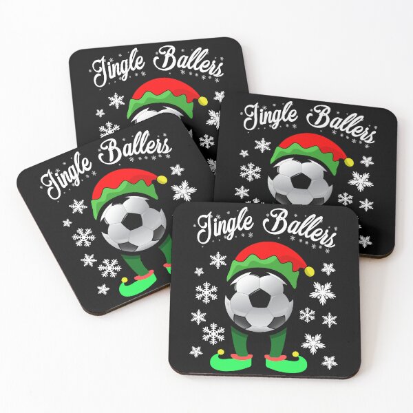 Item preview, Jingle Ballers Christmas Soccer Football Elf designed and sold by NUMAcreations.