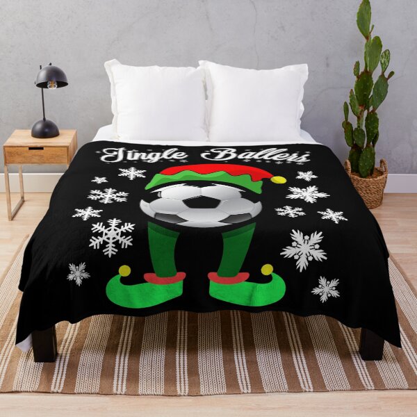 Item preview, Jingle Ballers Christmas Soccer Football Elf designed and sold by NUMAcreations.