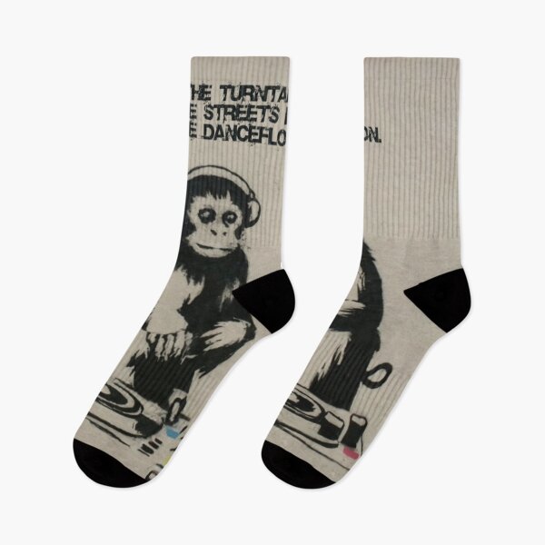 Item preview, Dj Monkey Stencil Graffiti designed and sold by Bomax121.