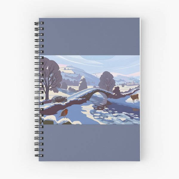 Item preview, All Creatures Great & Small Vintage Winter Scene designed and sold by BronteDetenbeck.
