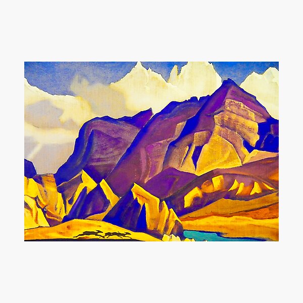 nicholas roerich paintings art" Photographic Print for Sale by  william-yojak | Redbubble