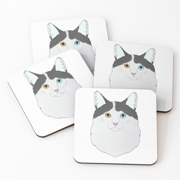 Item preview, Turkish Van black and white  designed and sold by Cynthiaetal.