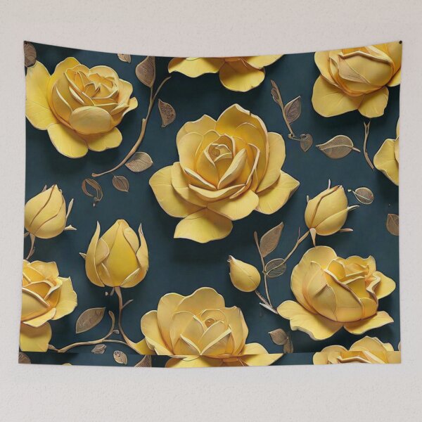 Item preview, Yellow rose art designed and sold by Wolf Atelier.