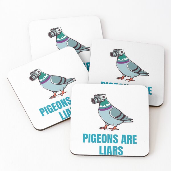 Item preview, pigeons are liars designed and sold by TranquilTrinket.