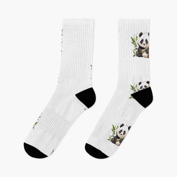 Item preview, Cute Panda Eating Bamboo - Funny Animal Art designed and sold by HiveMechs.
