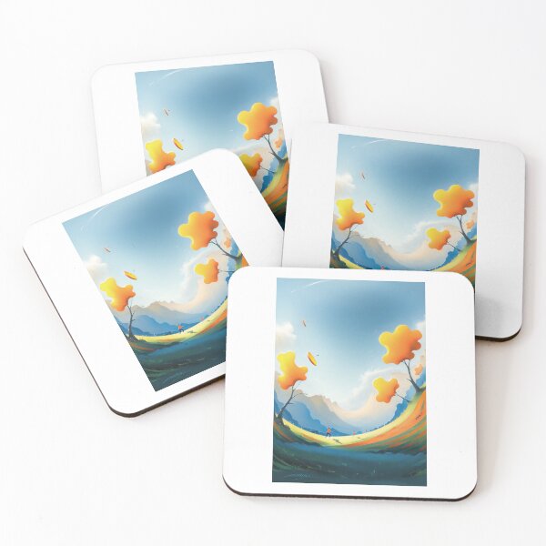 Item preview, Brighten Up Your Backyard: Colorful Grassy Knolls for Endless Fun designed and sold by PanoramaPrints.