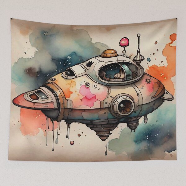 Item preview, Destroyed Spaceship designed and sold by manbaito.