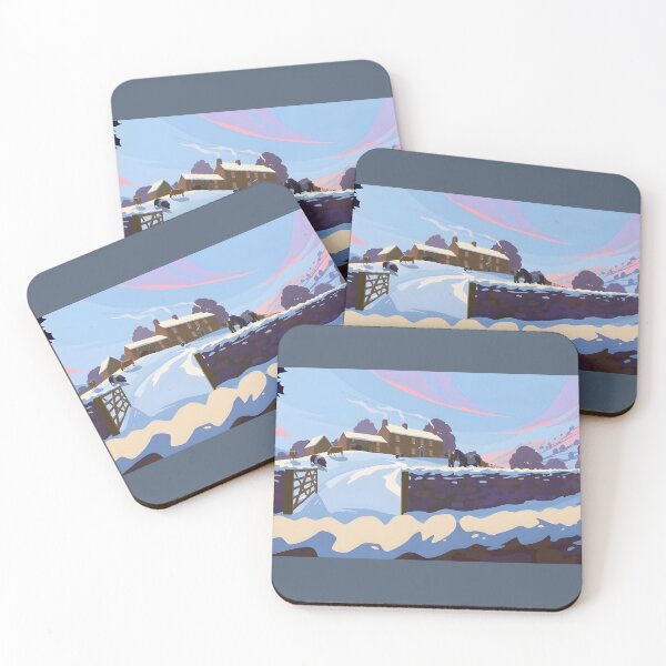 Item preview, All Creatures Great & Small Winter House Scene designed and sold by BronteDetenbeck.
