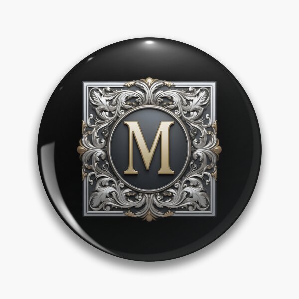 Item preview, MONOGRAM LETTER M - ELEGANT STYLE designed and sold by philevera.