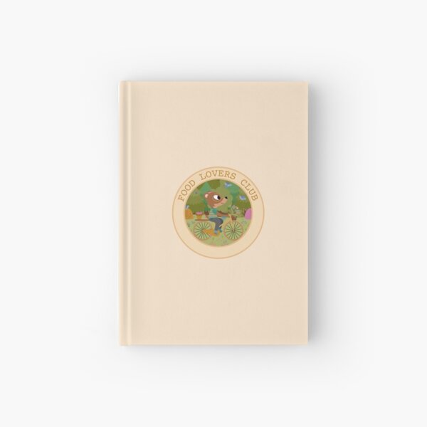 Carnet ours vélo jaune gâteau "Food lovers club" Carnet cartonné