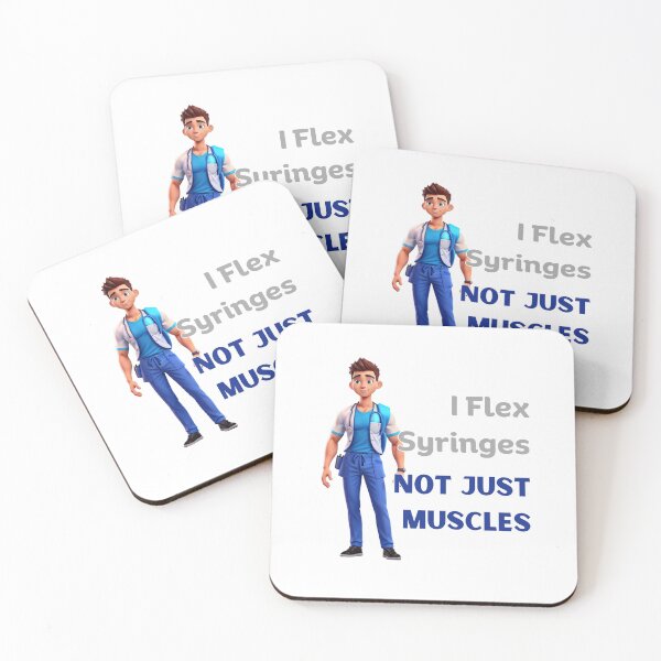 Item preview, I Flex Syringes Not Just Muscles Var 3 designed and sold by TugForkFinds.