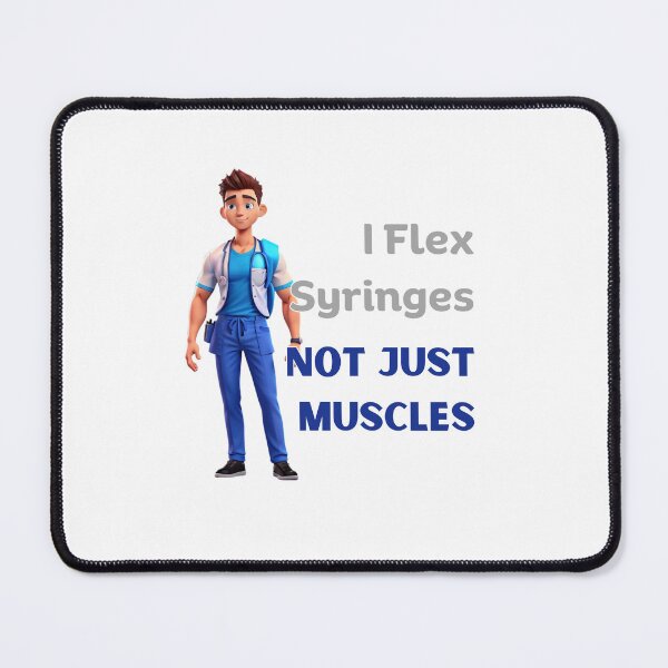 Item preview, I Flex Syringes Not Just Muscles Var 3 designed and sold by TugForkFinds.