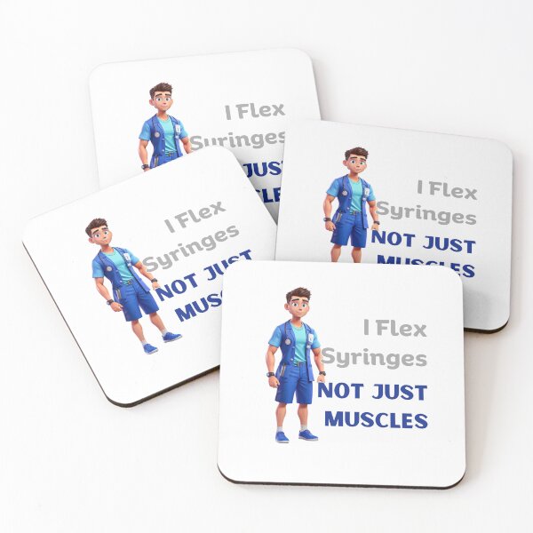 Item preview, I Flex Syringes Not Just Muscles Var 4 designed and sold by TugForkFinds.