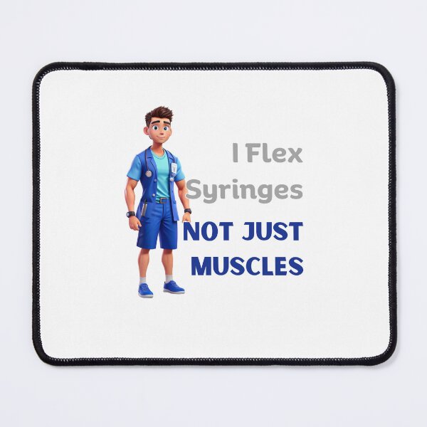 Item preview, I Flex Syringes Not Just Muscles Var 4 designed and sold by TugForkFinds.