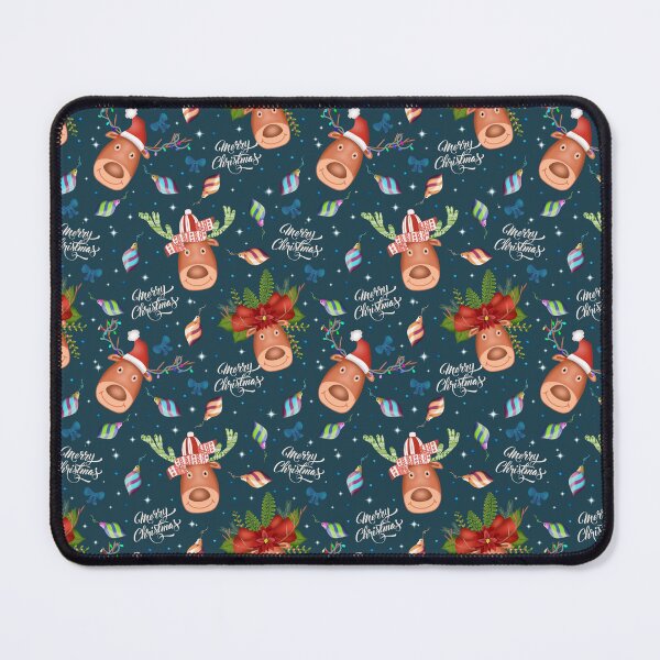 Item preview, Holly Jolly Reindeers - Blue designed and sold by JaselviiStudio.