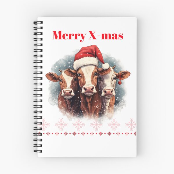 Item preview, Christmas Highland Cow Xmas Cows in santa Hat Christmas Cow Festivus designed and sold by OliveAndSnow.