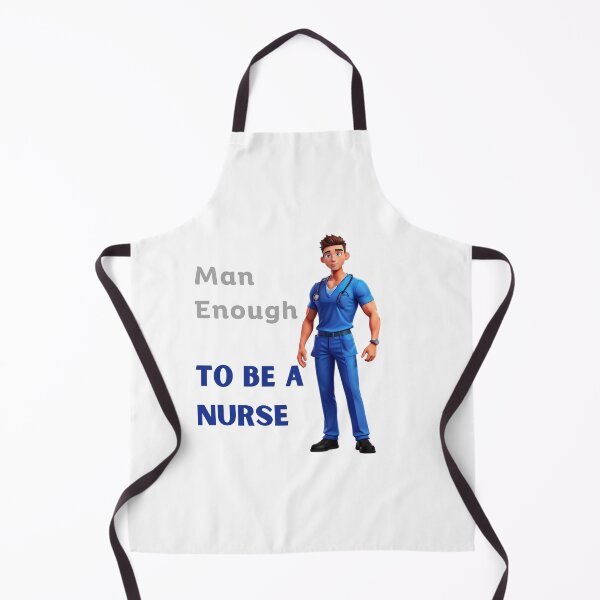 Item preview, Man Enough To Be A Nurse Var 1 designed and sold by TugForkFinds.