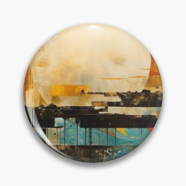 Artikelvorschau, Entdecken Sie "Simplistic & Minimalistic Vintage Sunset" Abstrakte Kunst entworfen und verkauft von ArtificialGenes.