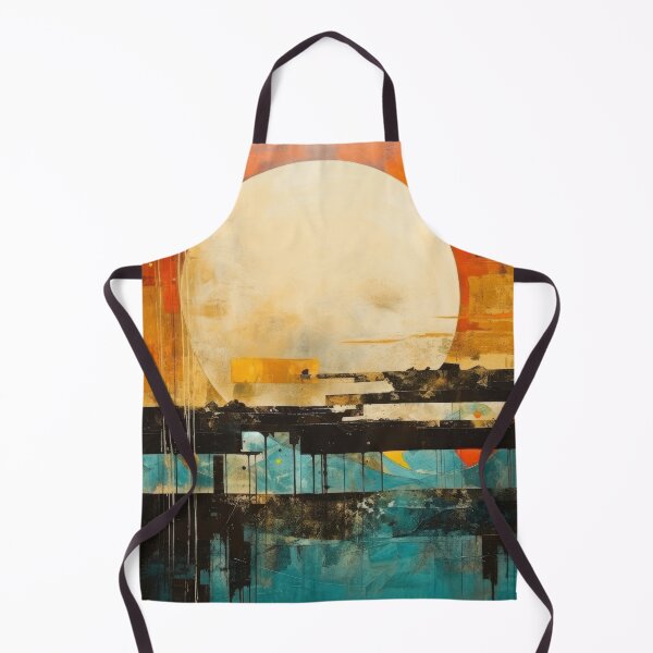 Artikelvorschau, Entdecken Sie "Simplistic & Minimalistic Vintage Sunset" Abstrakte Kunst entworfen und verkauft von ArtificialGenes.