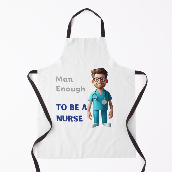 Item preview, Man Enough To Be A Nurse Var 3 designed and sold by TugForkFinds.