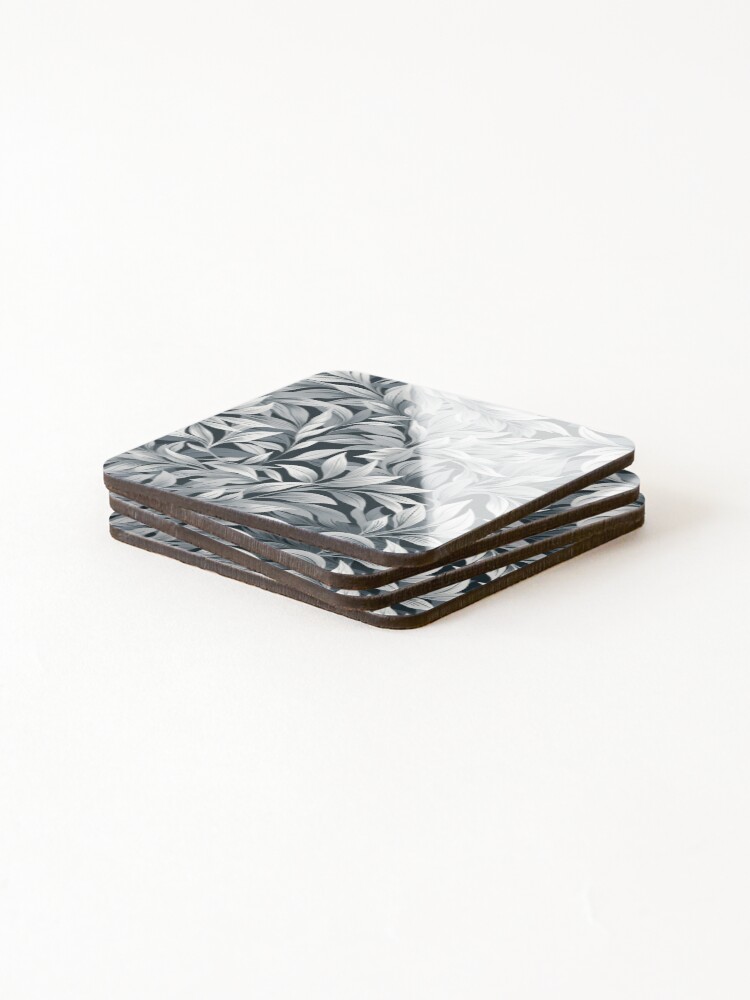 Thumbnail 4 of 5, Coasters (Set of 4), Leaf Pattern designed and sold by SideSignal.