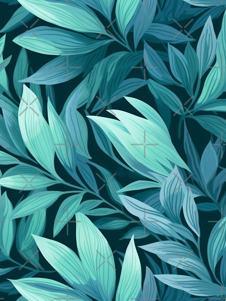 Aperçu 5 sur 5. Robe trapèze avec l'œuvre Leaf Pattern créée et vendue par SideSignal.