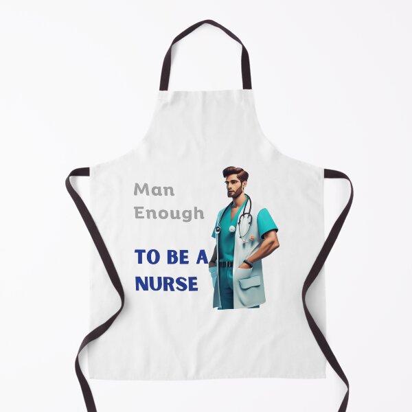 Item preview, Man Enough To Be A Nurse Var 4 designed and sold by TugForkFinds.