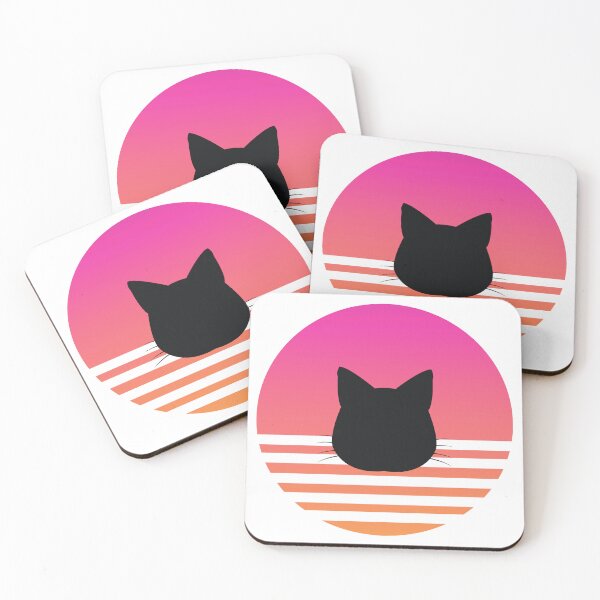 Item preview, Retro Sunset Cat Silhouette designed and sold by JPareDesign.
