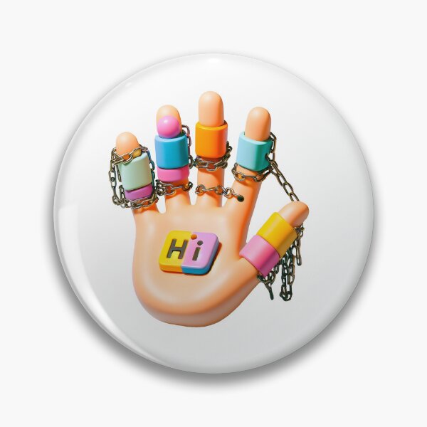 Item preview, Hand with Hi Plaques designed and sold by Glariix.