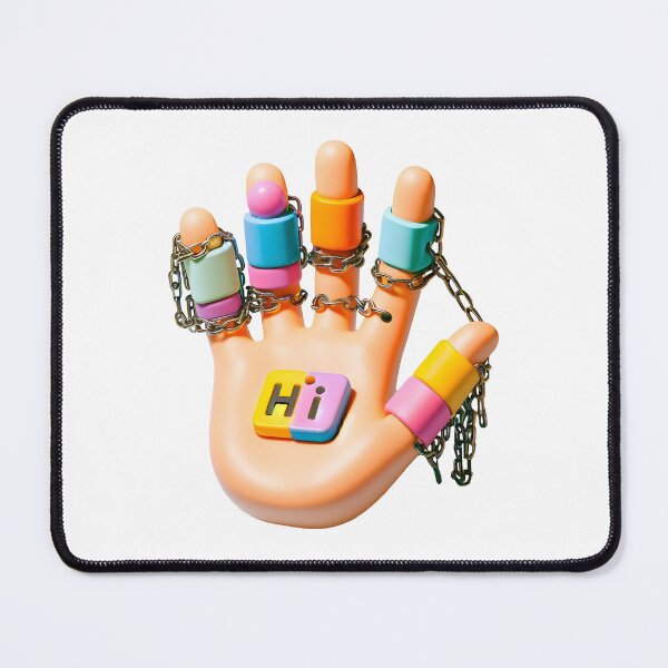 Item preview, Hand with Hi Plaques designed and sold by Glariix.