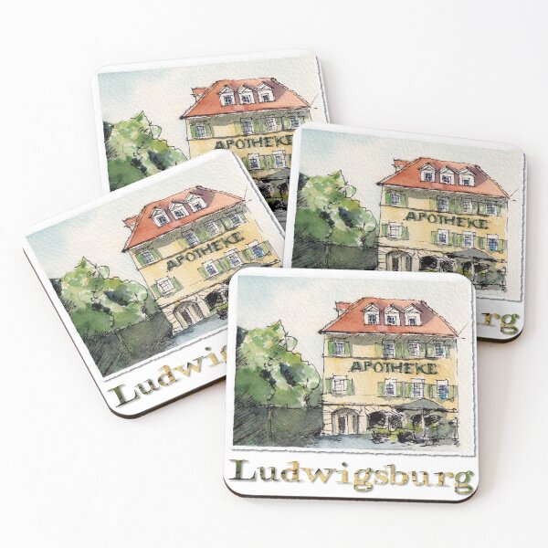 Item preview, Ludwigsburg - Pharmacy at Marktplatz designed and sold by ShopEvaF.
