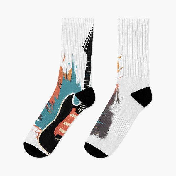 Item preview, Visual Riffs: The Creative Explosion of Electric Guitars in Modern Digital Art designed and sold by Artedig.
