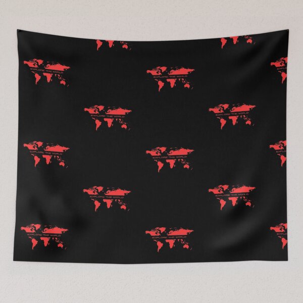Item preview, Explore the World in Red designed and sold by Mathilde GT.