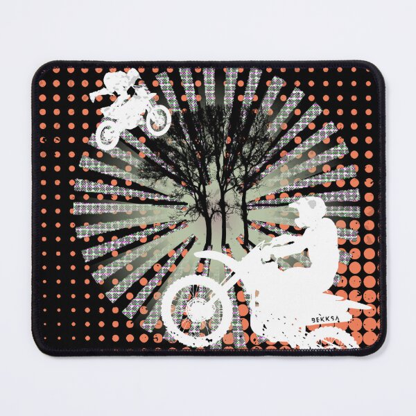 Item preview, Most Likely to Get Carried Away Again (orange background) Motocross Lover designed and sold by bekksa.
