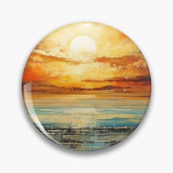 Artikelvorschau, Entdecken Sie "Simplistic & Minimalistic Vintage Sunset" Abstrakte Kunst entworfen und verkauft von ArtificialGenes.