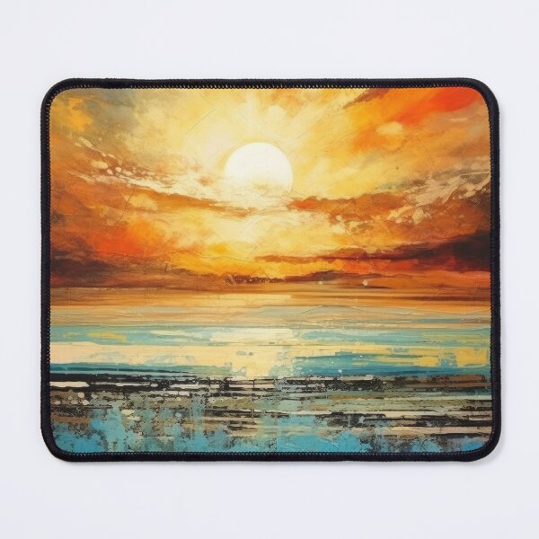 Artikelvorschau, Entdecken Sie "Simplistic & Minimalistic Vintage Sunset" Abstrakte Kunst entworfen und verkauft von ArtificialGenes.