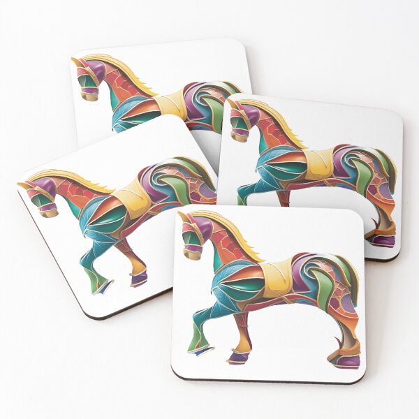 Item preview, Leather horse  Clear cut designed and sold by Liz Loasby.