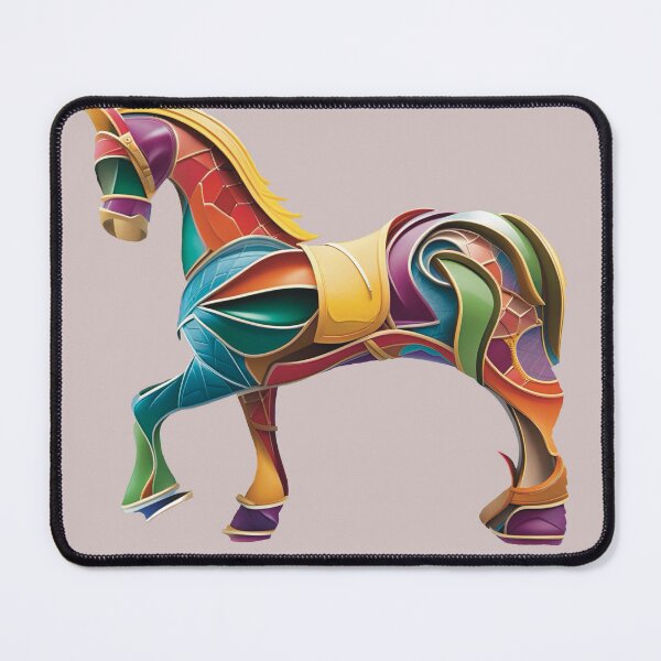Item preview, Leather horse  Clear cut designed and sold by Liz Loasby.